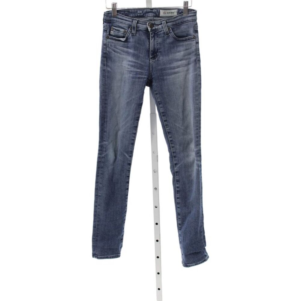 AG-ED Denim Womens Skinny Jeans Blue Cotton Mid Rise Size 24
